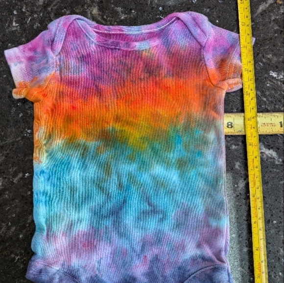 Orange and Blue One Pieces with Unique Design - Picture 2 of 2